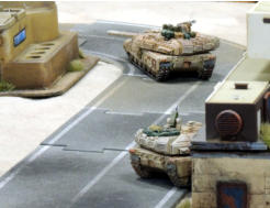 Two Antargran Gryphon medium tanks