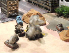 Losing two combat cars to Calliope and IED fire