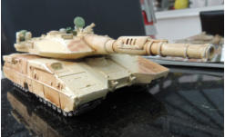 Zentaur heavy tank with overspray camo, drybrushing and stowage added