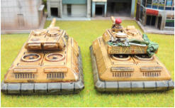 Two Brigade British Apollo Tanks one with Ainsty etched basket