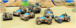 Sincanmo Federation vehicles with various ATGW launchers
