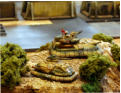 Division Legere Panthere 1 medium tank and tankette. Painted by Kevin Dallimore.