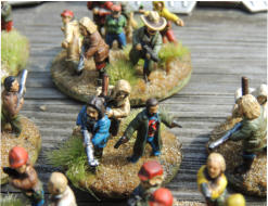 Solace Freedom Fighters - various groups of GZG and Rebel minis
