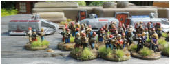 Solace Freedom Fighters - various groups of GZG and Rebel minis