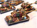 Division Legere Panthere 2 medium tanks. Painted by Jim Clark.