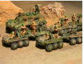 Wrangel's Legion: several WG12 support buggies and a comand vehicle