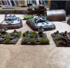 Silvos Slammers move out with the infantry leading