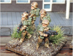 Infantry squad with coil-gun assault rifles