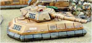 Hardgate Industries Apollo MBT has impressive armour, especially in the frontal arc