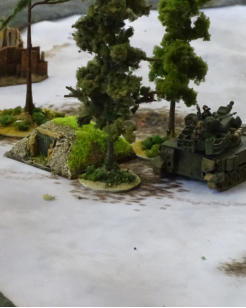 Infantry bunker and Hellcat